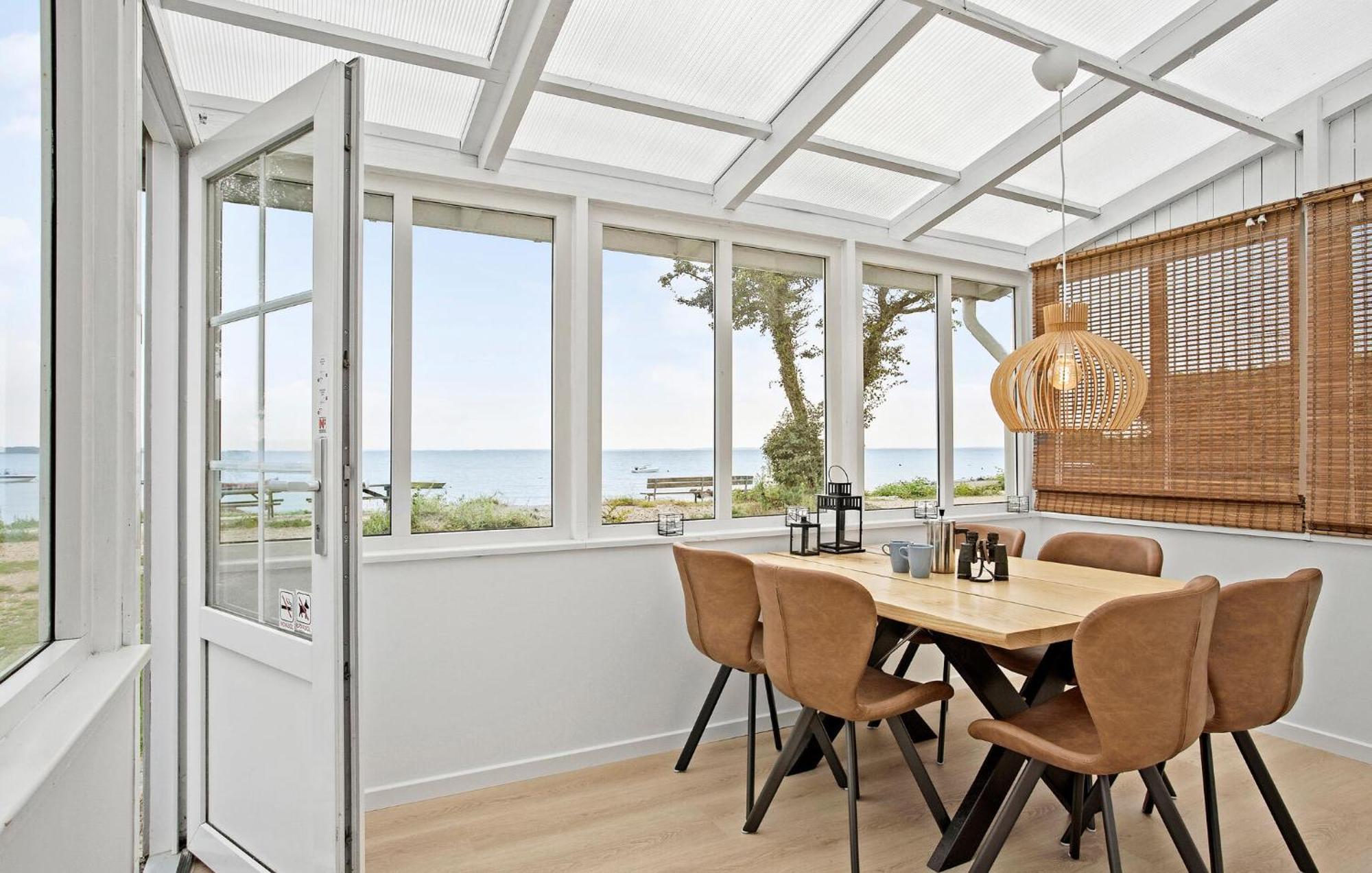Beach Front Home In Sjolund With Kitchen Екстериор снимка